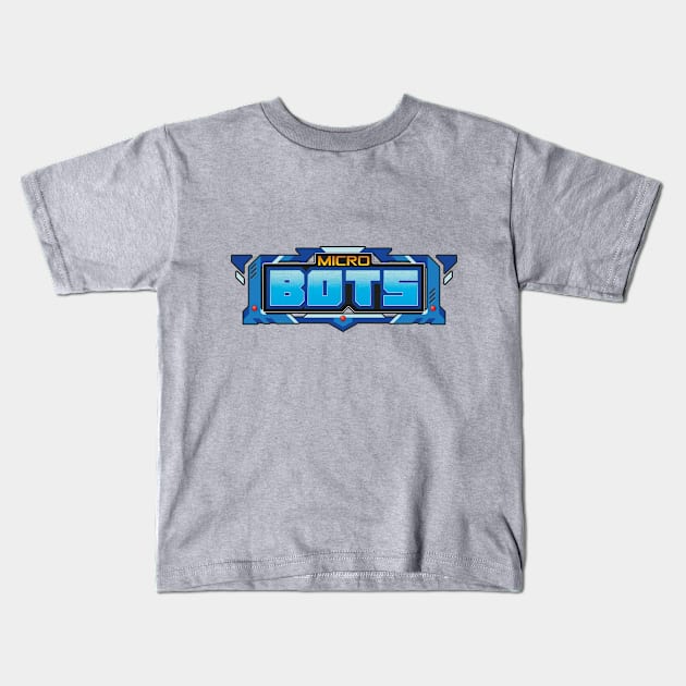 Micro Bots Logo Kids T-Shirt by Prometheus Game Labs